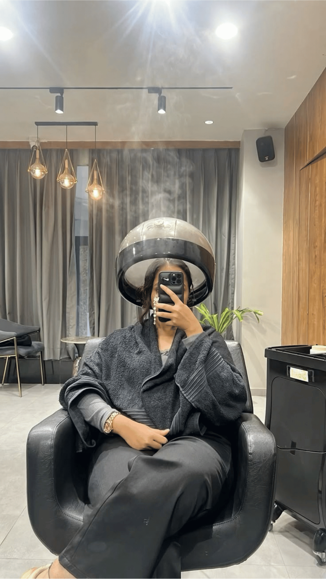 Photo envoyée par une cliente NAMI, séance Head Spa