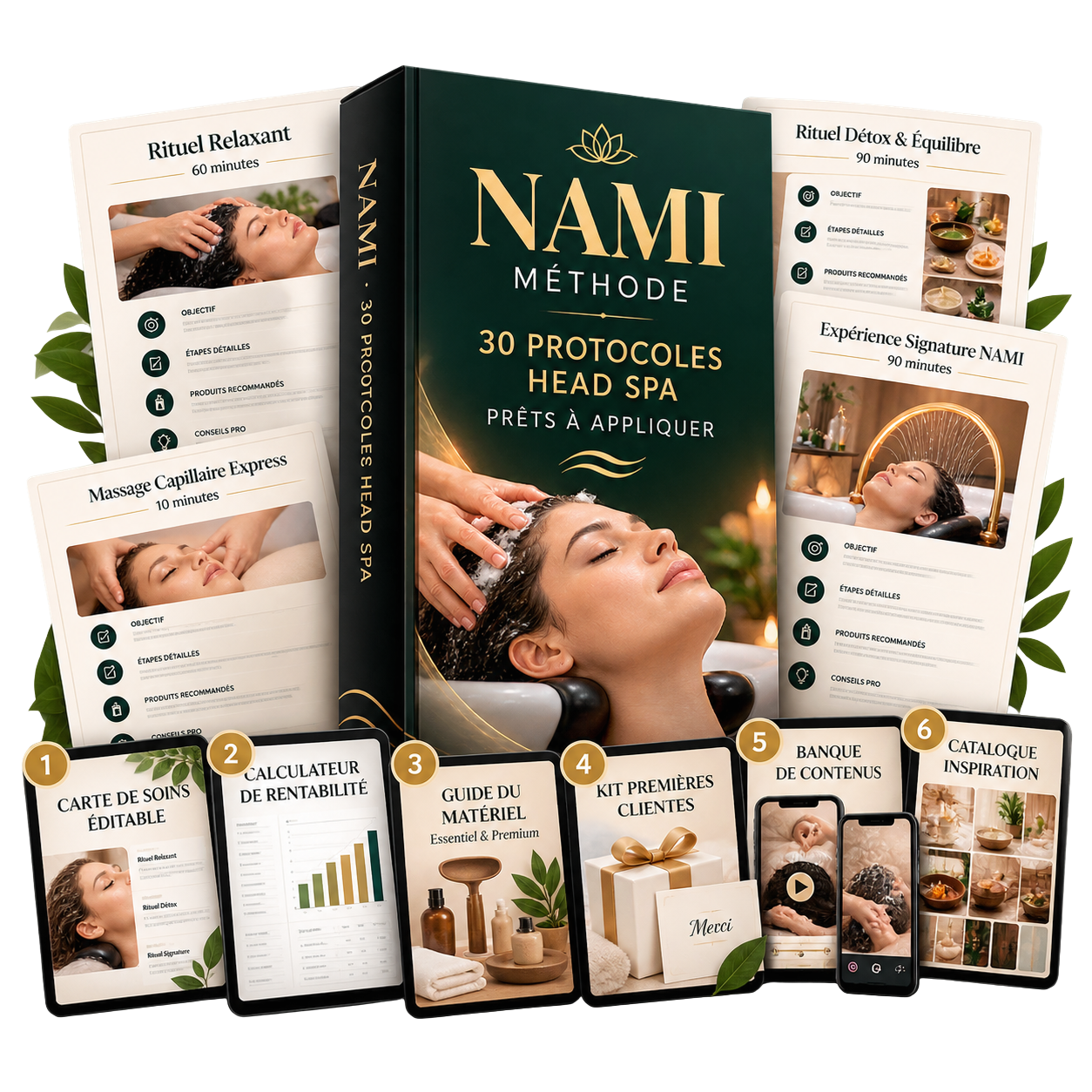 Méthode Nami et ses bonus sur tablette et smartphone